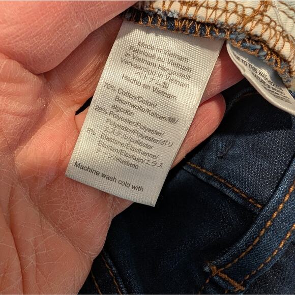 J. Crew Matchstick High Rise Petite Dark Wash Jeans 30P - Picture 7 of 7